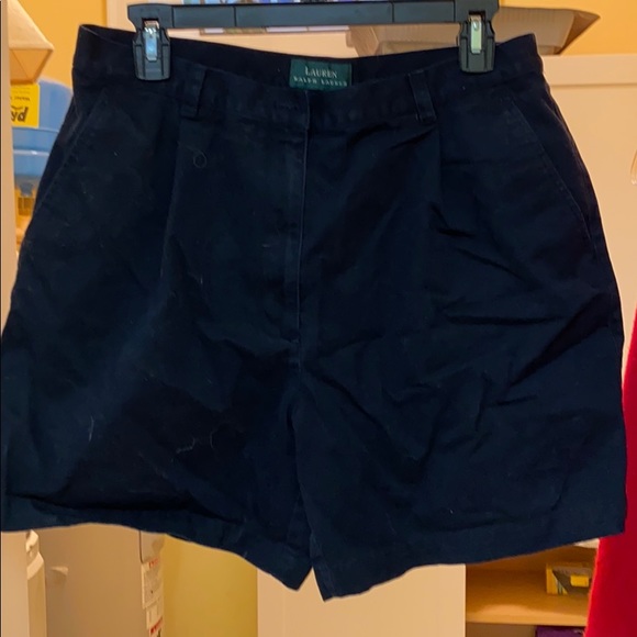 Ralph Lauren Walking Shorts 12 Navy - Picture 2 of 5